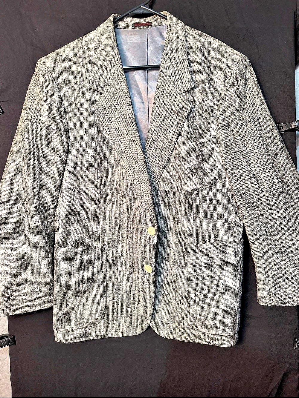 Aldo Di Firenze Men's Gray & Black Blazer